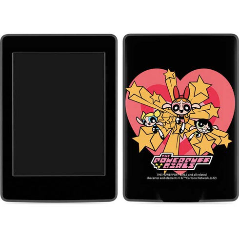 Cartoon Network Powerpuff Girls Gold Stars Amazon Kindle Skin